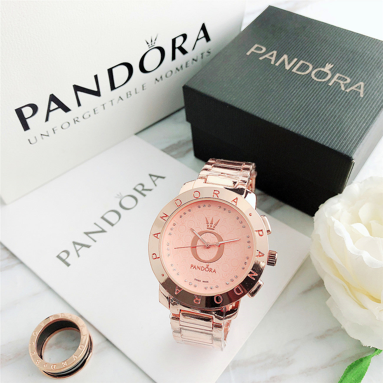 P A N D O R A Classic Lauttier + Bracelet Charms