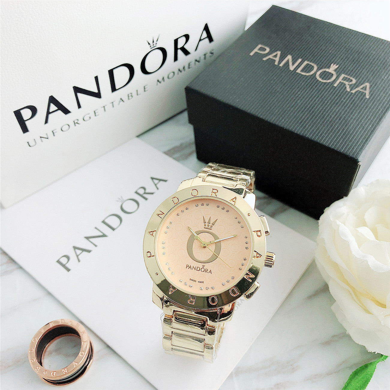 P A N D O R A Classic Lauttier + Bracelet Charms